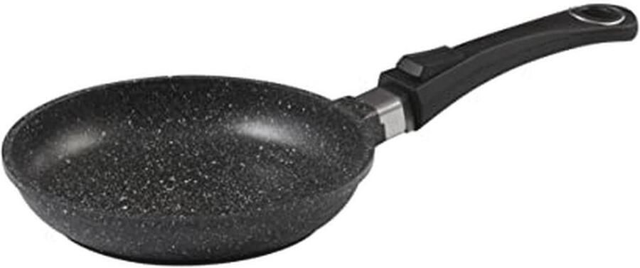 20 cm sauteerpan in steenlook van gegoten aluminium