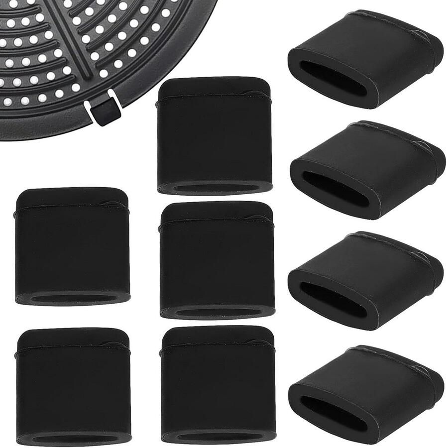 20 Stuks Universele Rubberen Bumper Voetjes voor Airfryer Lade en Pan Krasvrije Bescherming