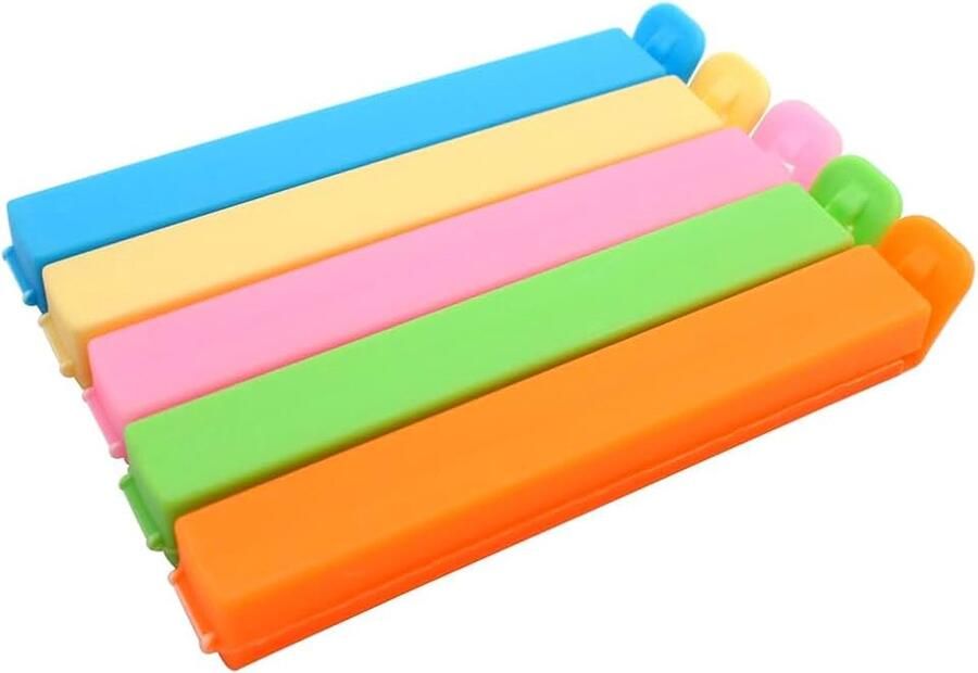 20 stuks voedselzegelclips voor keuken 11 cm (willekeurige kleuren)