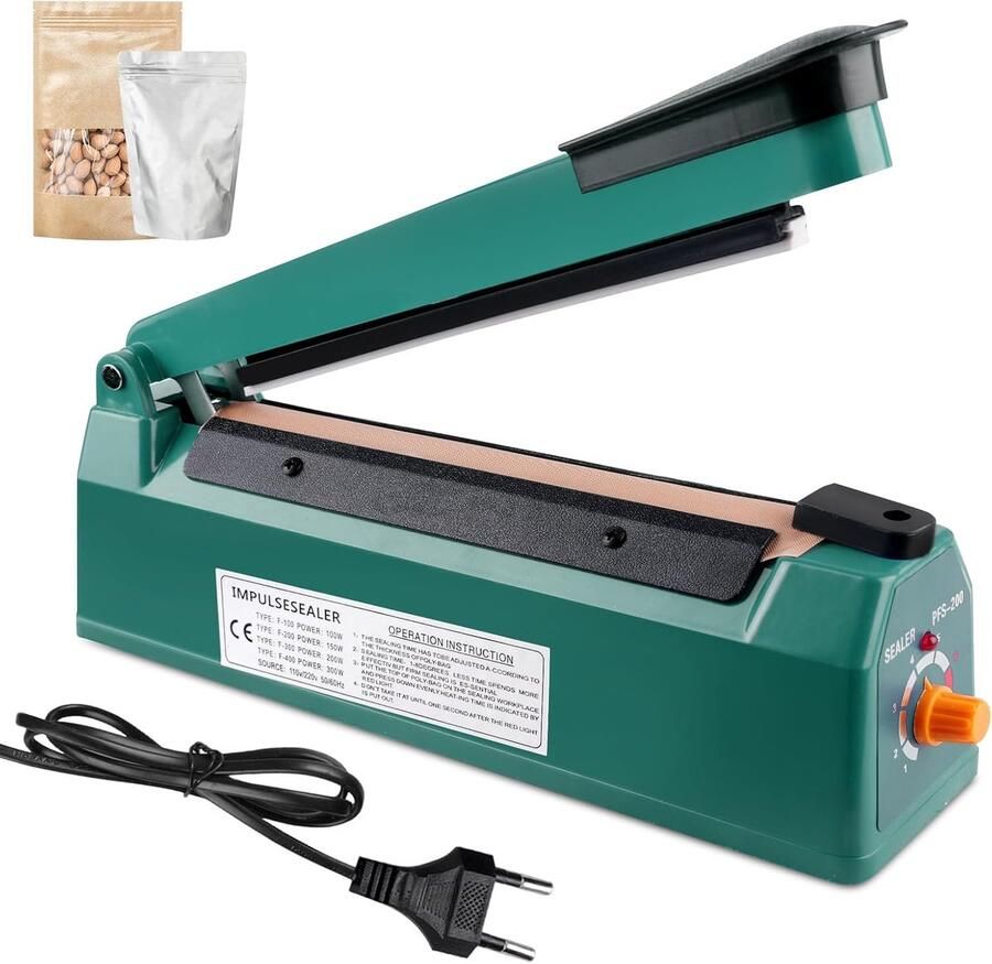 200 mm zaksealmachine hogetemperatuur-sealmachine