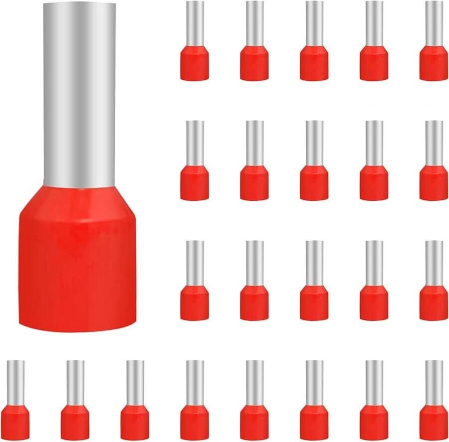 200 stuks adereindhulzen 10 mm² adereindhulzen set (10 mm² x 12 mm 200 stuks)