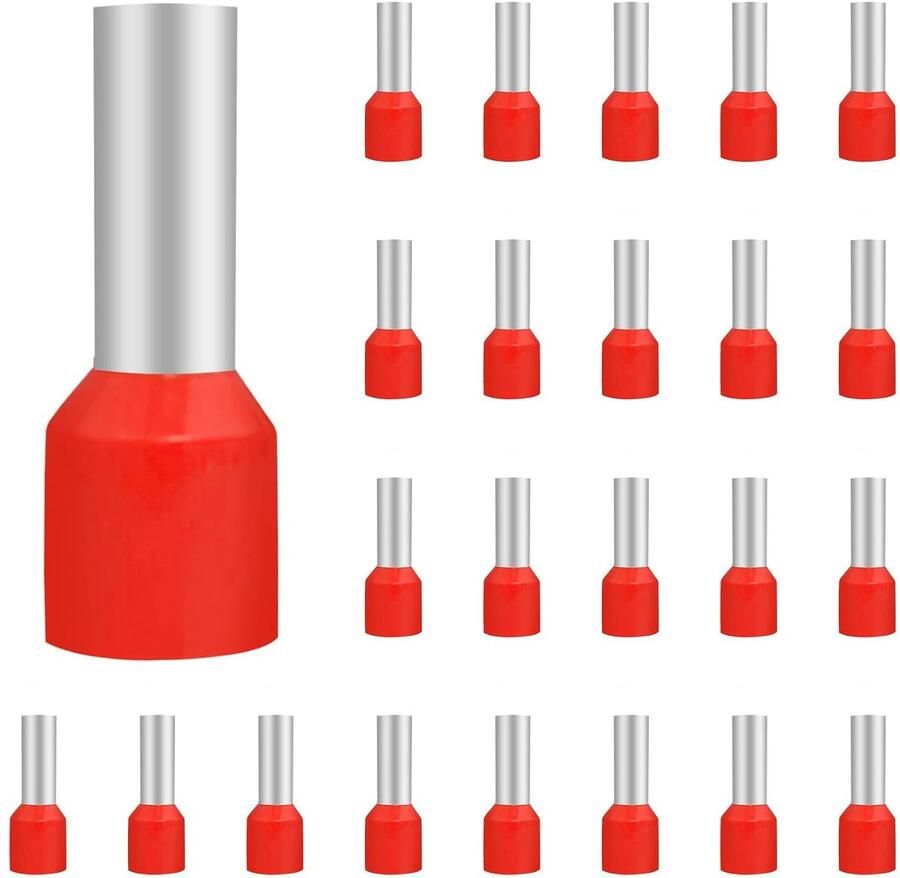 200 stuks adereindhulzen 10 mm² adereindhulzen set (10 mm² x 12 mm 200 stuks)