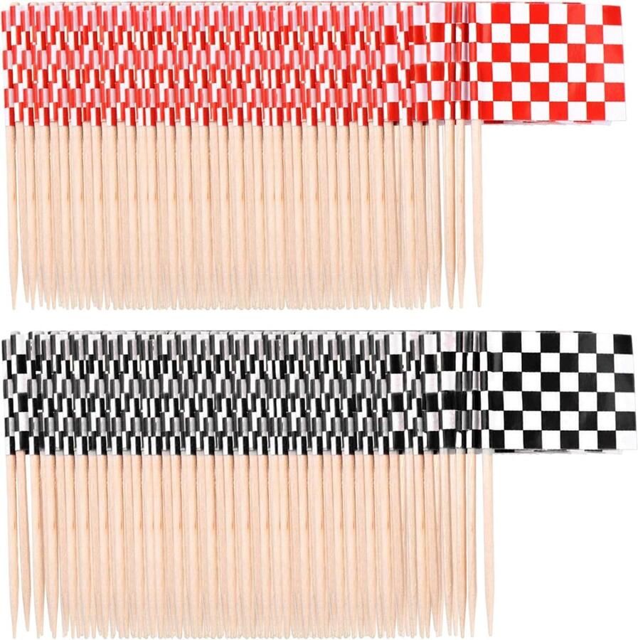 200 stuks doelvlaggen racen doelvlaggen klassieke doelvlaggen racekaartdecoraties racekaartaccessoires racevlaggen accessoires