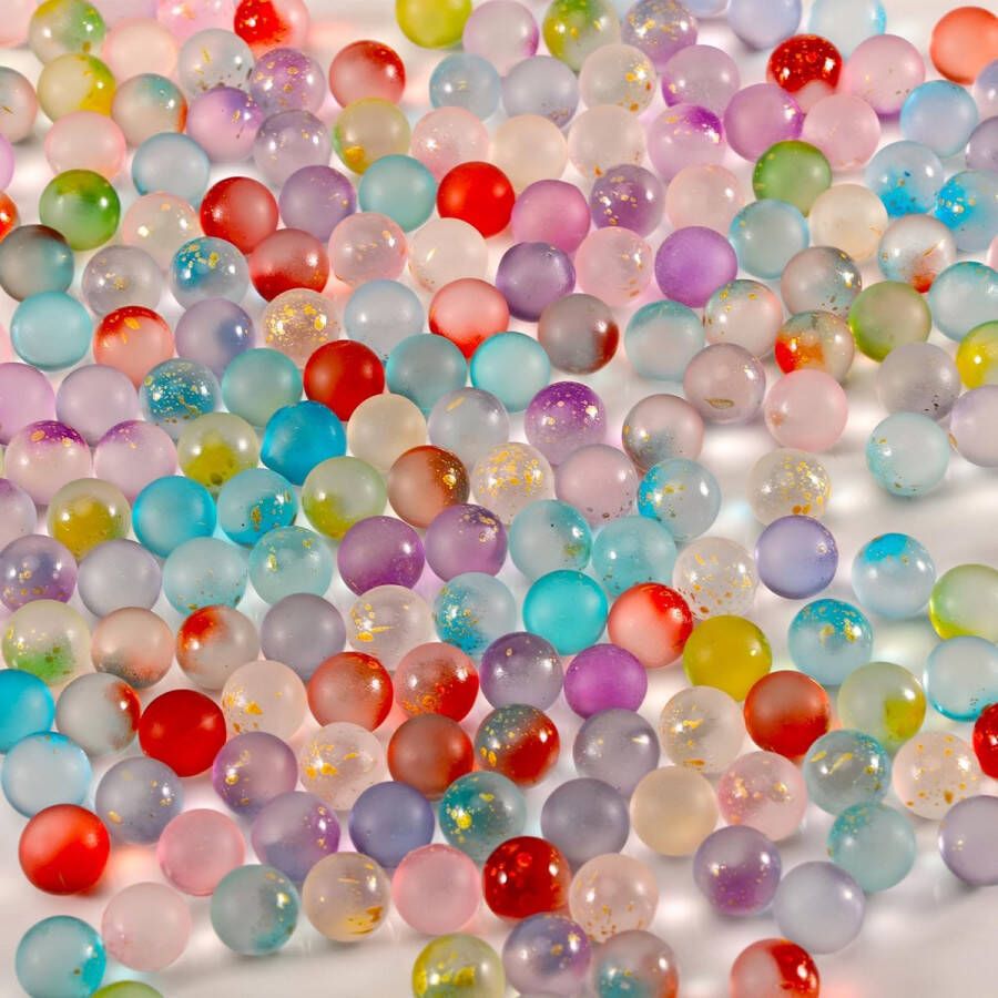 200 stuks ks voor kinderen glazen ks 10 mm kspellen voor kinderen flipper-baanspel meubeldecoratie gekleurde glazen ks voor jongens en meisjes