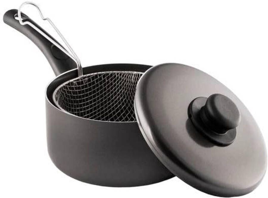 22 cm Chip Pan met Hittebestendige Handgrepen