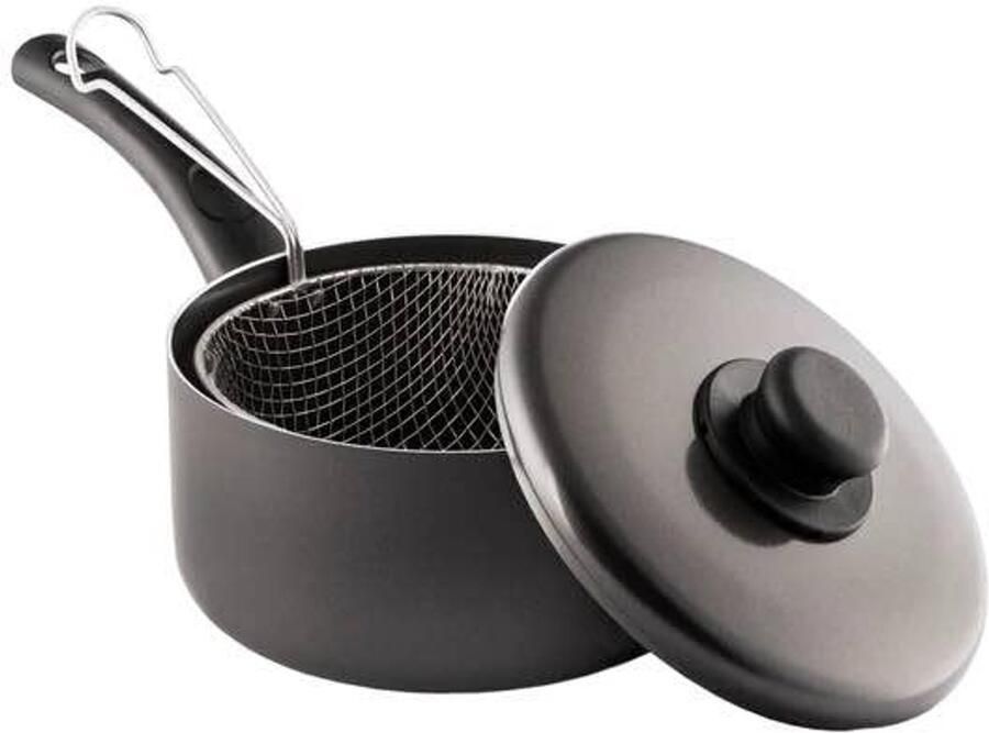 22 cm Chip Pan met Hittebestendige Handgrepen