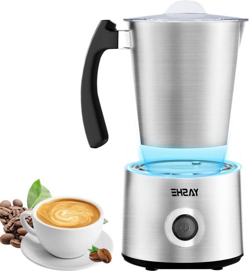 230ml Hot and Cold Milk Frother 550W Electric Quiet Operation for Latte Cappuccino Hot Chocolate