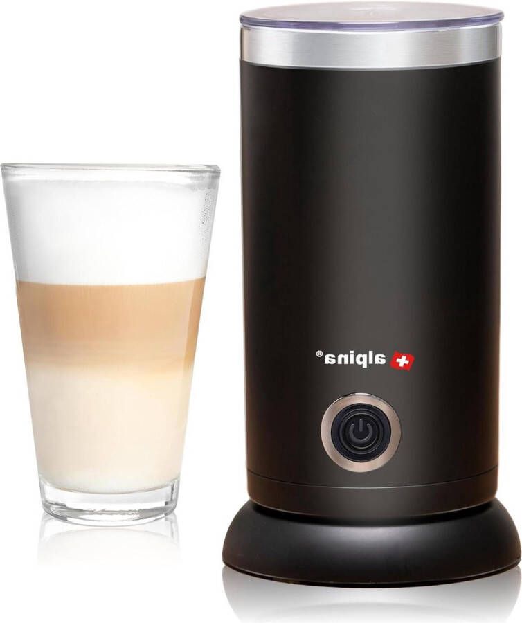 230V 450W Melkopschuimer 3-in-1 Melkschuimer 300 ML Koude en Warme Melk Opschuimen Verwarmen tot 65°C Anti-Aankoeklaag Zwart