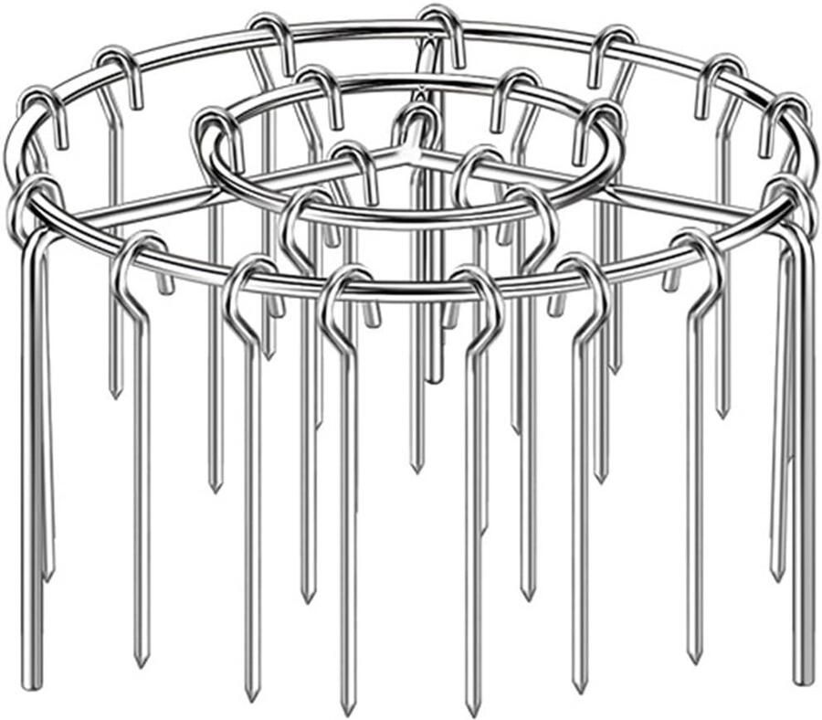 24 Stuks Airfryer Grillrek Verticaal Hangend RVS Spiesrek Voor Gelijke Garing Van Vlees & Groenten