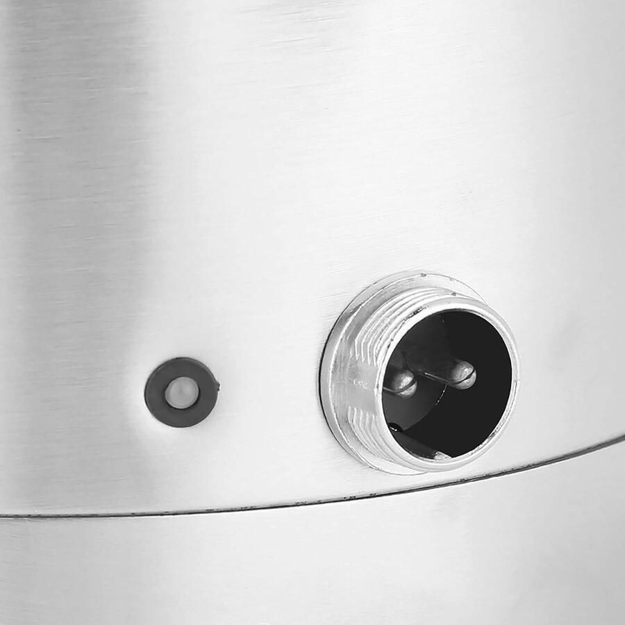 24V Waterkoker Reis Waterkoker Onderweg Koken Automatische Uitschakeling 1000 Ml Inhoud Zilver Zwart