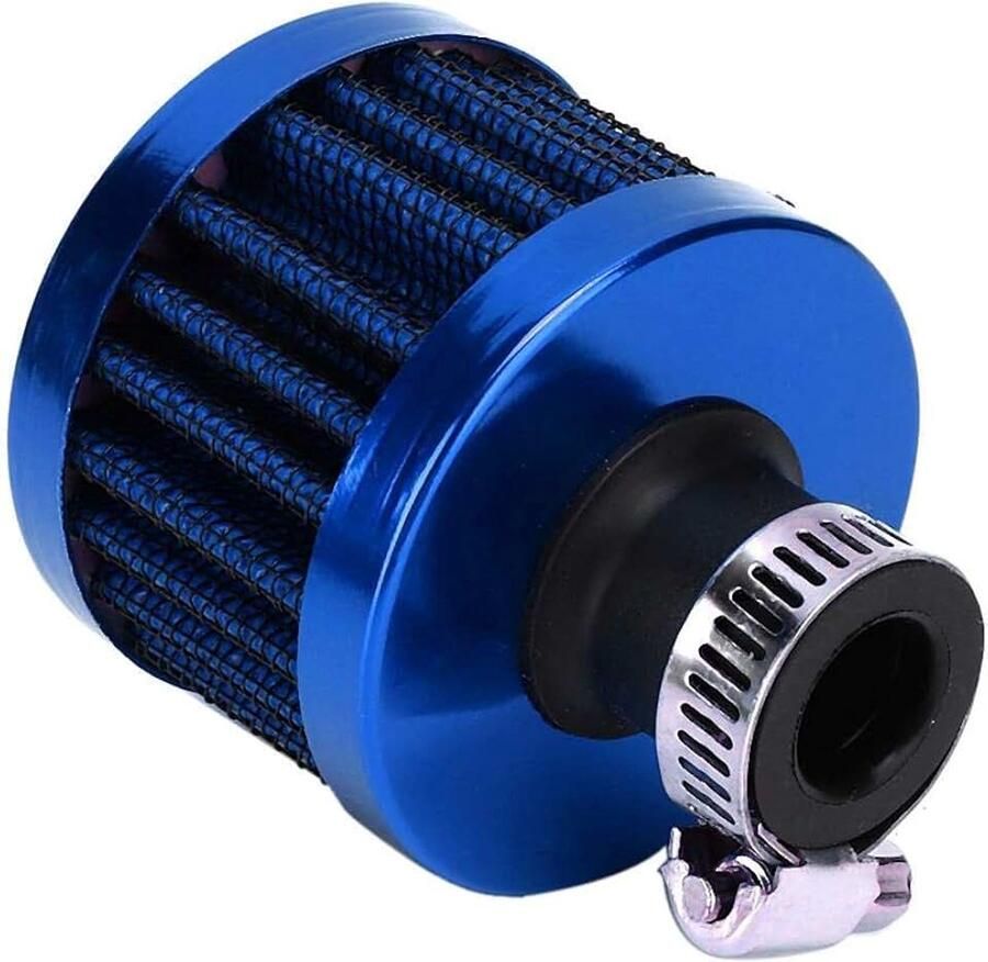 25 mm 1 inch mini niet-geweven stof luchtinlaatfilter ventilatie carter ontluchting universeel auto-accessoire (blauw)