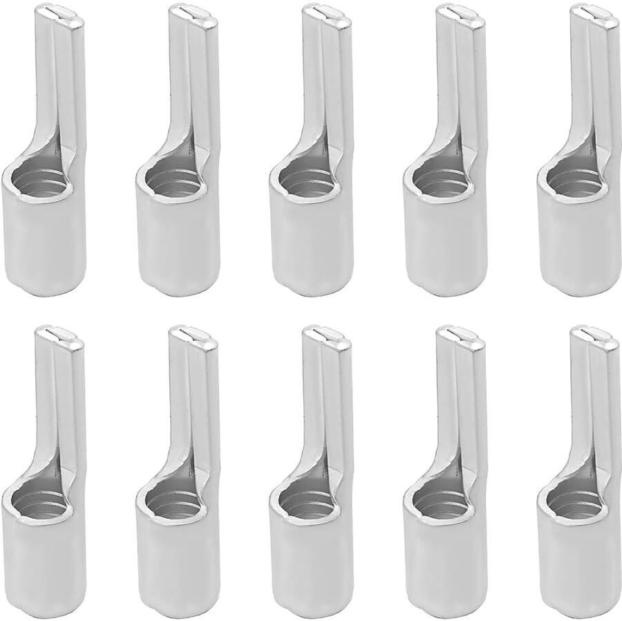 25Pcs Vertind Puur Koper Niet Geïsoleerde Platte Pin Terminal Naakte Naald Connector Voor Koperen Buis Platte Pin Terminals 25mm² Kabel