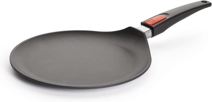26 cm Crêpepan met Afneembare Steel Antiaanbak en Ovenbestendig Geschikt voor Gas en Elektrisch