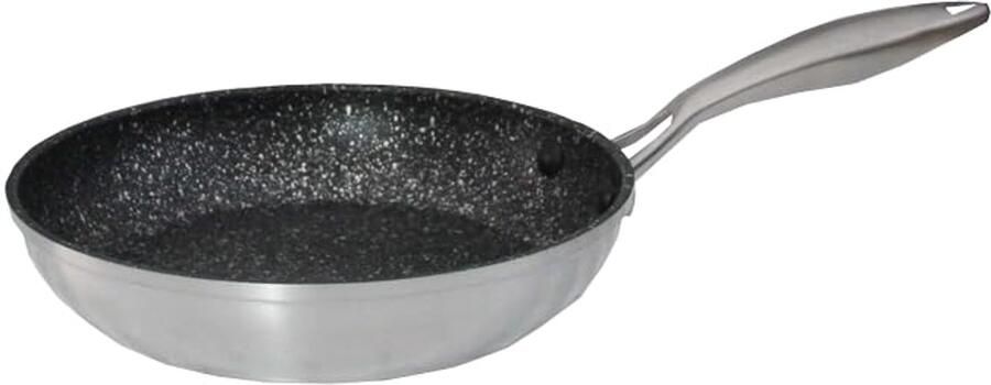 28 cm Aluminium Pan Grijs Ideaal voor Koken en Bakken