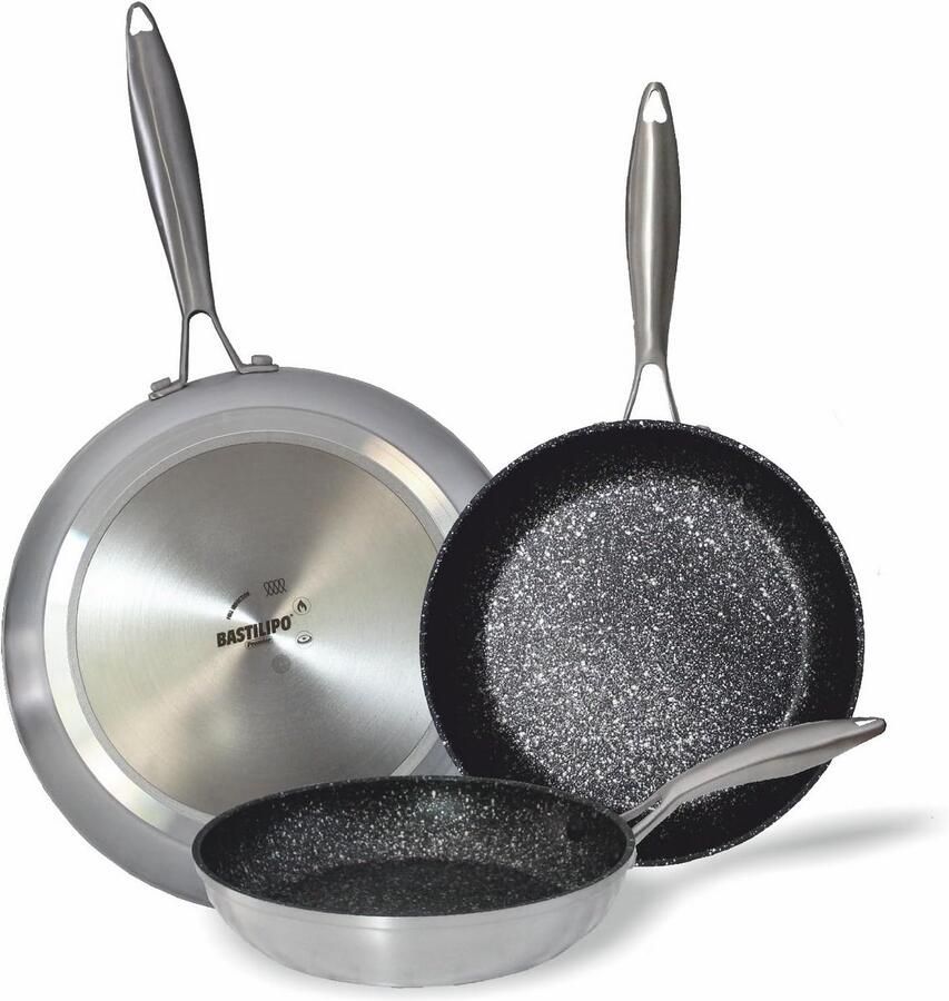 Koekenpan Lekker Koken Gegoten Aluminium 20 cm Grijs