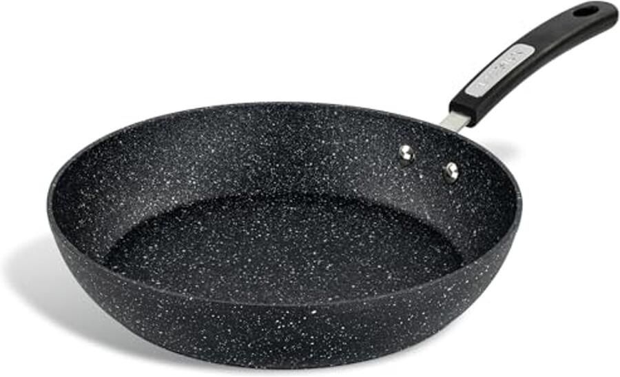 28 cm anti-aanbak koekenpan met gelijkmatige warmteverdeling