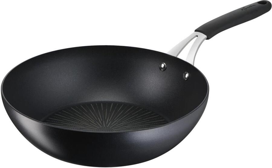 28 cm Antiaanbak Wokpan Ideaal voor Koken en Bakken