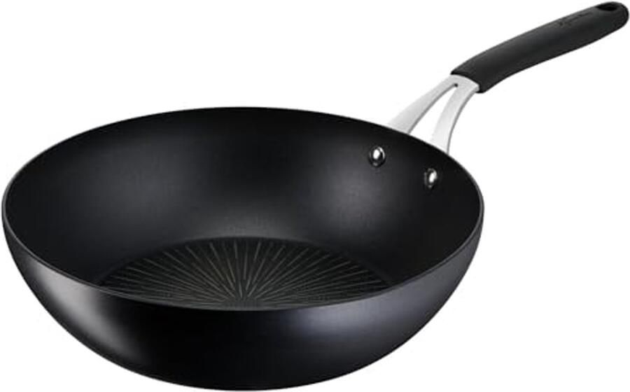 28 cm Antiaanbak Wokpan Ideaal voor Koken en Bakken