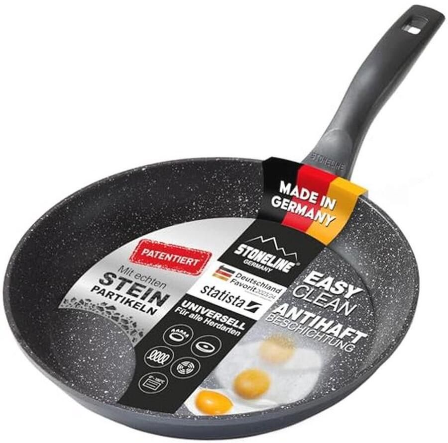 28 cm Inductie Koekenpan Gezond Koken zonder Vet