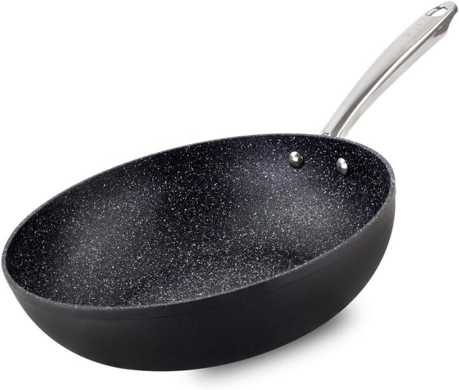 28 cm wok pan niet-klevende roerbakpan voor alle kookplaten ovenbestendig tot 260 °C