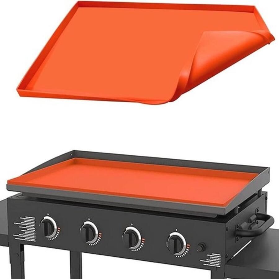 28 Inch Siliconen Bakplaat voor Grill – Voedselveilige en Herbruikbare Bakmat voor Barbecue – Perfecte Bescherming en Eenvoudige Schoonmaak