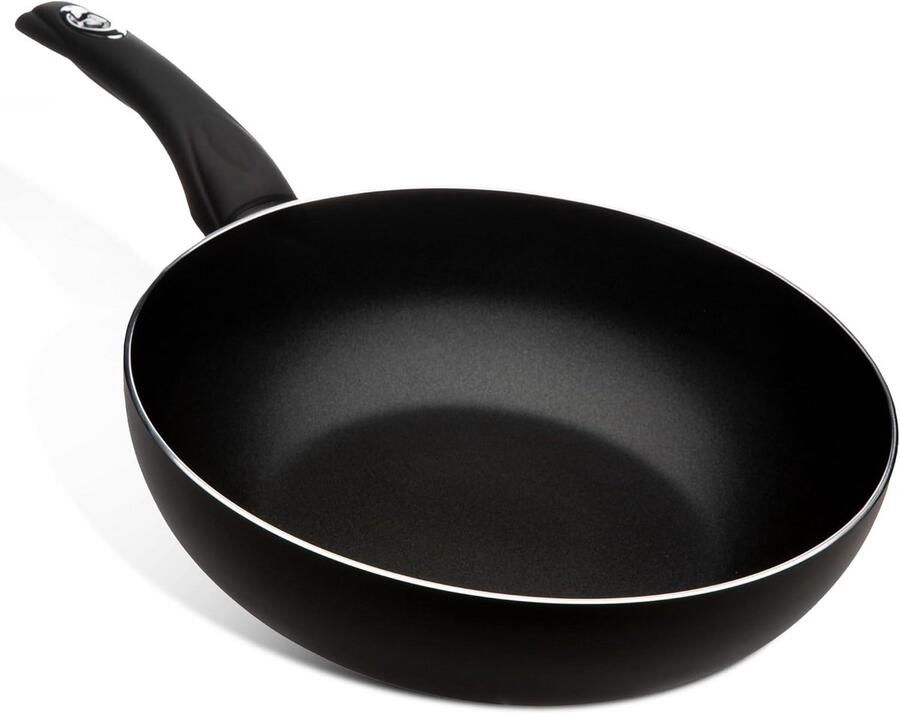 28cm Diepe Wokpan met Antiaanbaklaag voor Inductie en Alle Fornuizen