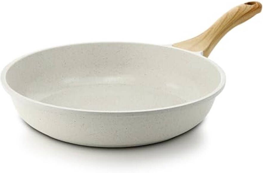 28cm Koekenpan Graniet Non-Stick PFOA-Vrij & Geschikt voor Inductie Gezond Kookgerei voor Omeletten Chef-gerechten en Wokken