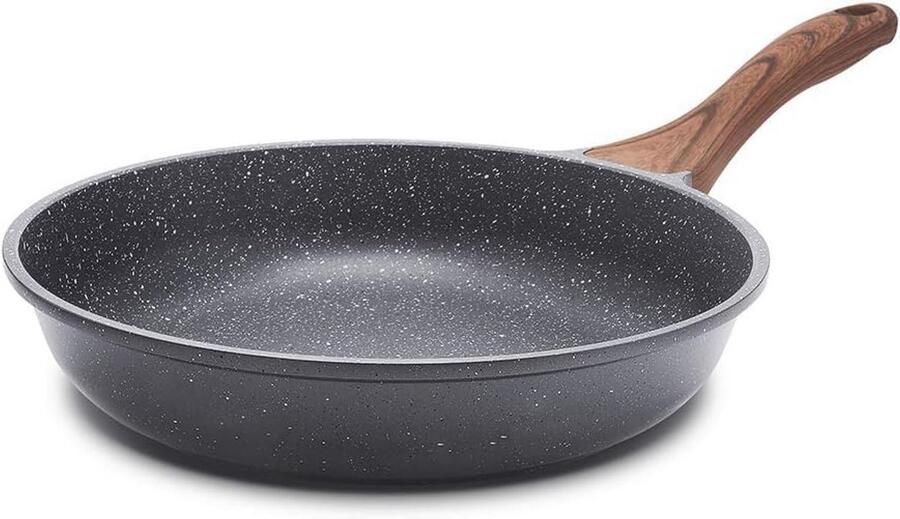 28cm Niet-Klievende Omeletpan met Zwitserse Granieten Antiaanbaklaag Perfect voor Inductie
