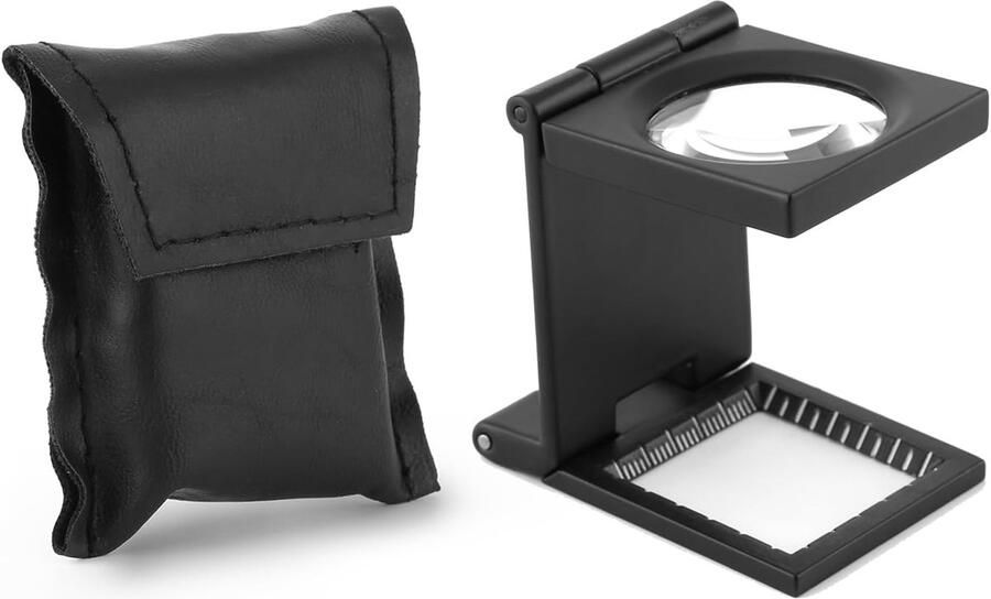 28mm 10x Vergroting met Schaal Optische Glas Lens voor Textiel Sieraden Reparatie Keukenhulp voor Naaien Inspectie Reparatie Werkzaamheden