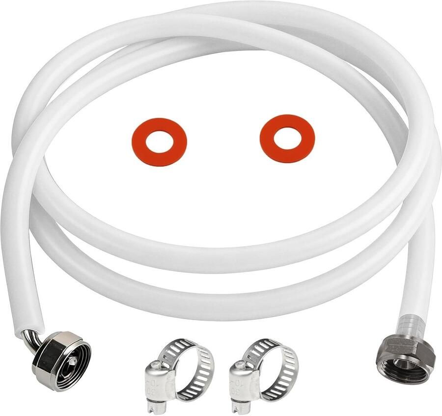 2m beer hose 5 8 inch beer line ID 7mm x OD 12mm with 5 8 inch stainless steel connections 2m CO2 hose tap ShopVlot