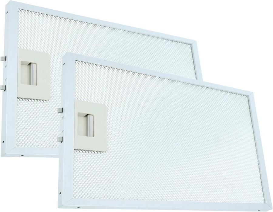 2x Metalen Vetfilter voor Afzuigkap Universele Vervanging voor Keukenafzuiging 30 4 x 26 8 cm