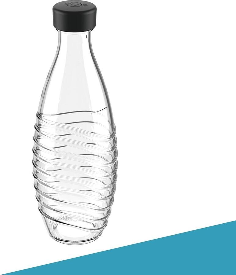2x Premium flesdeksels voor SodaStream Crystal flessen Hoogwaardige deksels in prachtige kleuren Lekvrij & vaatwasserbestendig Accessoires in elegante geschenkverpakking (Antraciet)