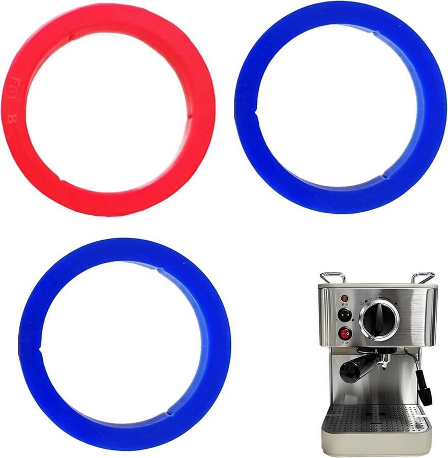 3-delige vervangingsset voor E61 koffiezetapparaat silicone afdichtingen en accessoires voor optimale koffie-extractie