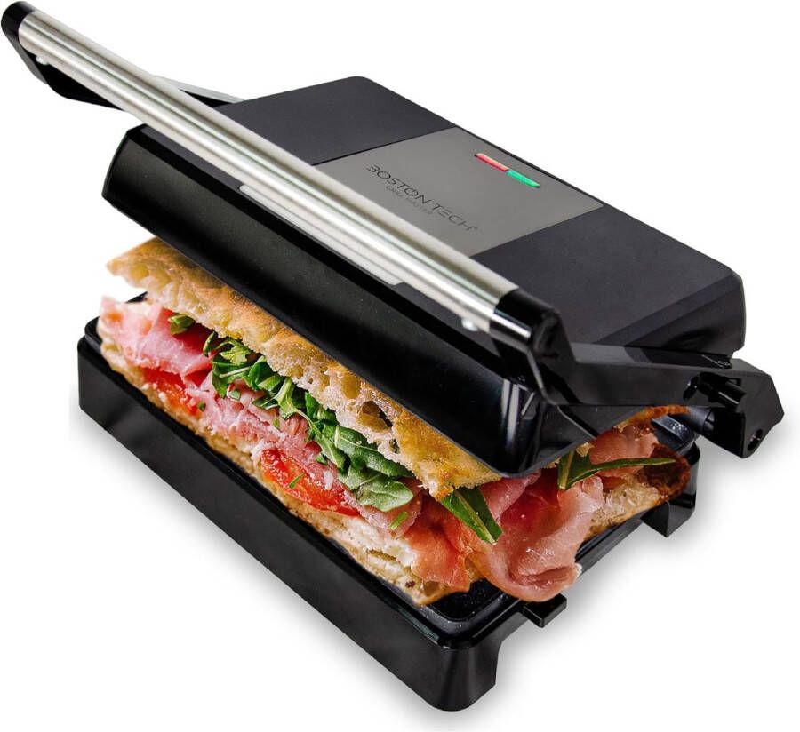 3-in-1 Elektrische Grill: Grill Sandwichtoaster en Panini Maker met Keramische Platen