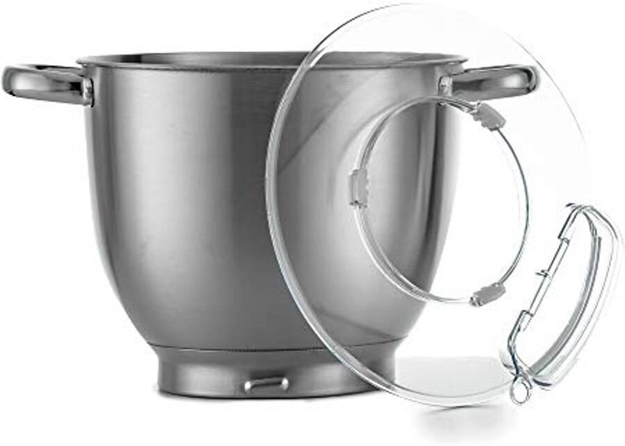 3-in-1 Keukenmachine met Roestvrijstalen Kom en Vleesmolen 1700 Watt 5 Liter 6 Snelheden