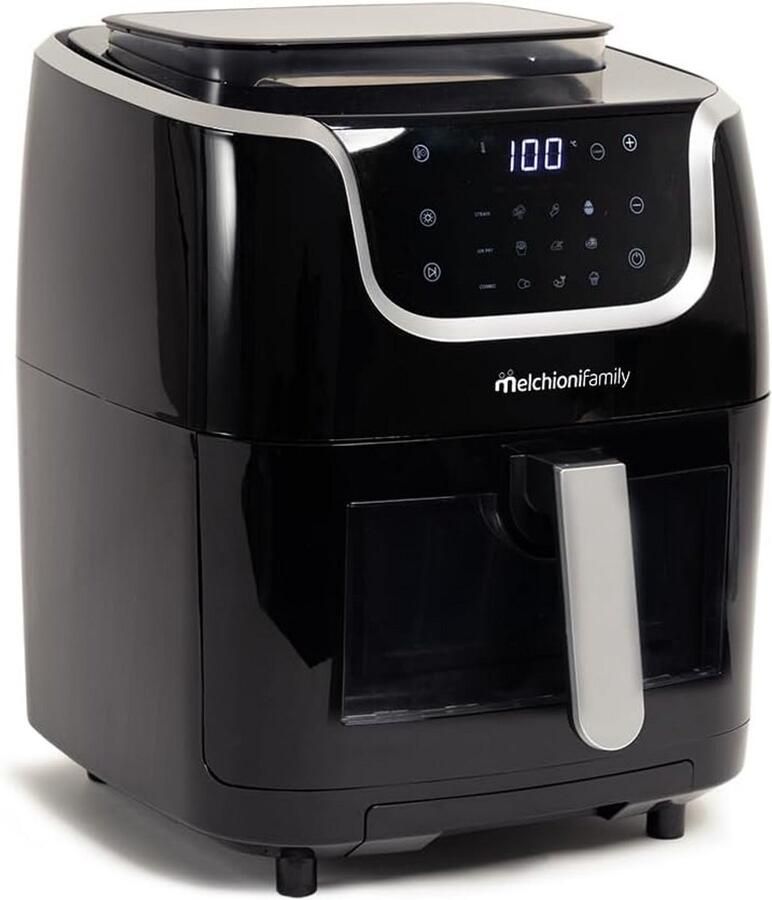 3-in-1 Luchtfriteuse met Stoomkoker 6 5L Digitaal Display en 30 Programma's