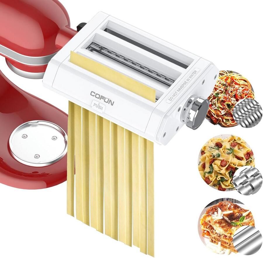 3-in-1 Pastaopzetstuk voor Keukenmachines – Perfecte Pastamaker Accessoires