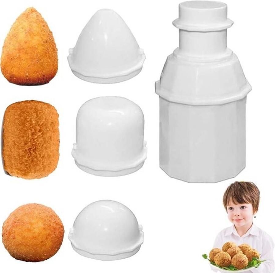 3-in-1 Rijstbal Vormpjes Set voor Sushi en Arancini
