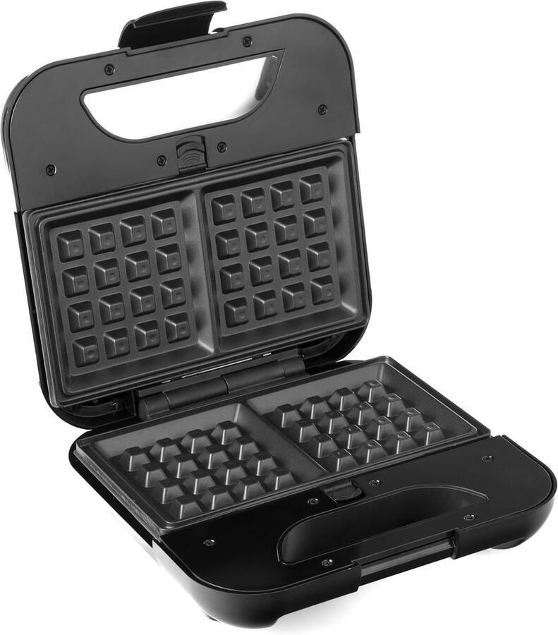 3-in-1 Sandwich Maker Multifunctioneel Apparaat met Verwisselbare Platen Wafelijzer Contactgrill Sandwichmaker Anti-aanbaklaag Snelle Bereiding voor Sandwiches Wafels Panini's