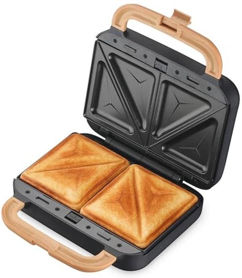 3-in-1 Sandwichmaker met Grill Broodrooster en Wafelijzer 750W - Foto 1