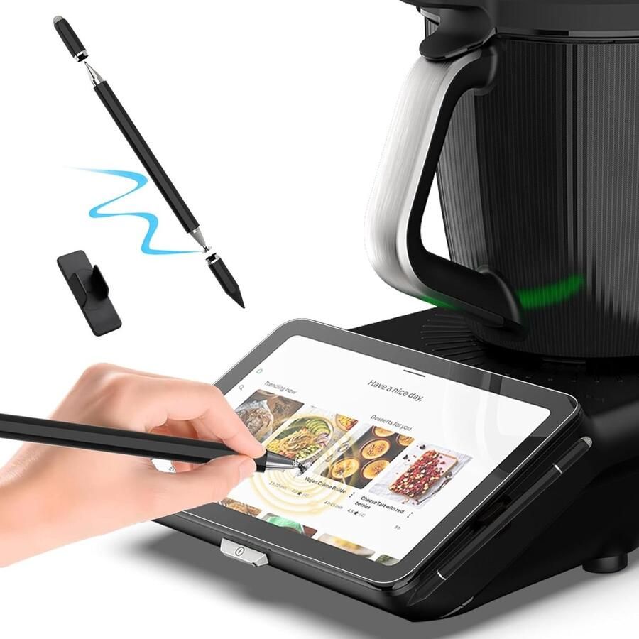 3-in-1 Stylus Pen met Houder Magnetische Touch Pen voor Keukenmachines Accessoire voor Eenvoudige Bediening van Displays