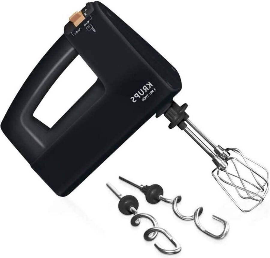 3 MIX 7000 Hand Mixer 60 Years Edition 500W Ergonomic Handle Speed Control Whisk and Kneading Black Copper Best Price