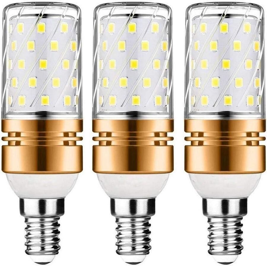 3-Pack E14 LED Gloeilampen Warm Wit 12W Energiezuinige Verlichting voor Koelkast Afzuigkap en Meer