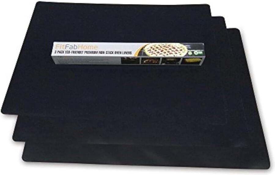 3-Pack Large Non-Stick Oven Liners BPA and PFOA Free