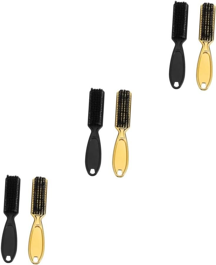 3 Sets Haarborstels Styling Versnipperd Haar Nylonvezels Essentieel Haar Voor Kapperszaak 2 Stuks * 3