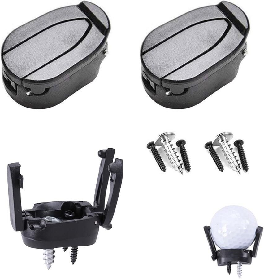 3 stuks golfbal retriever voor putter plastic opvouwbare golfbal klauw grijper pick-up tool lichtgewicht draagbare accessoires voor golfers voor driving range baan