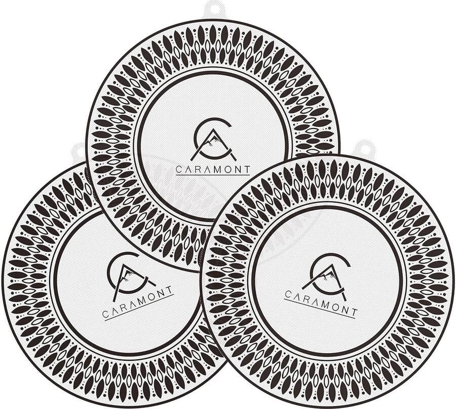 3 Stuks Inductie Kookplaatmat Antislip Siliconen Beschermfolies voor Inductiekookplaten Krasbescherming en Warmte-isolatie