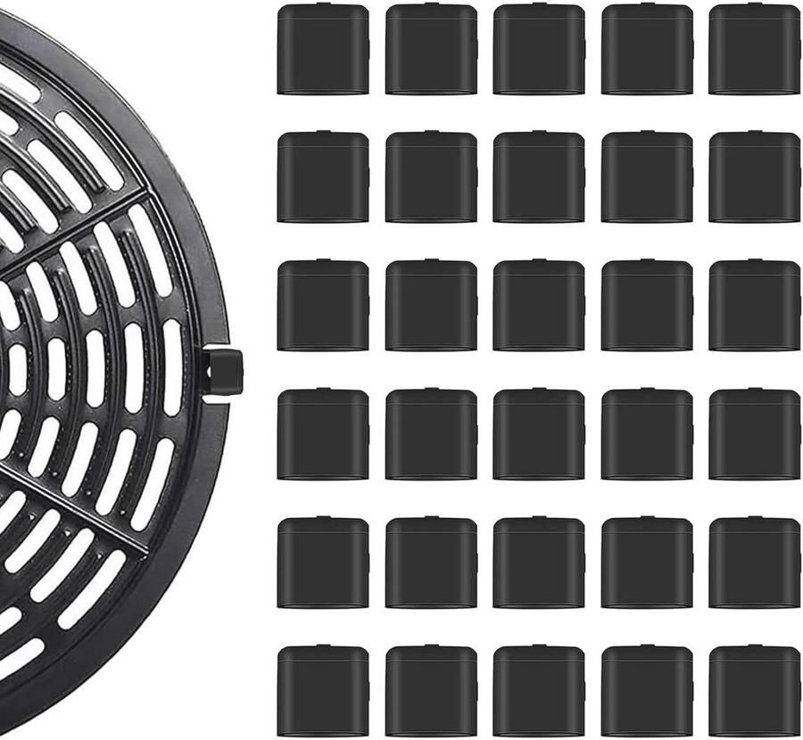 30 Rubberen Bumpers voor Airfryer Anti-kras Beschermhoezen voor Heteluchtfriteuse