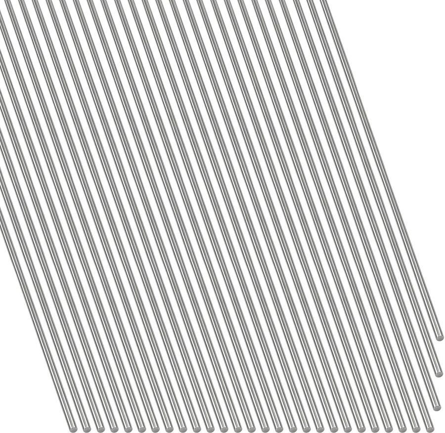 30 stuks 0 8 mm roestvrij stalen veerdraad assortiment kit recht volledig harde verenstaaldraad roestvrijstalen staven metalen stang voor doe-het-zelf knutselwerk modelbouw
