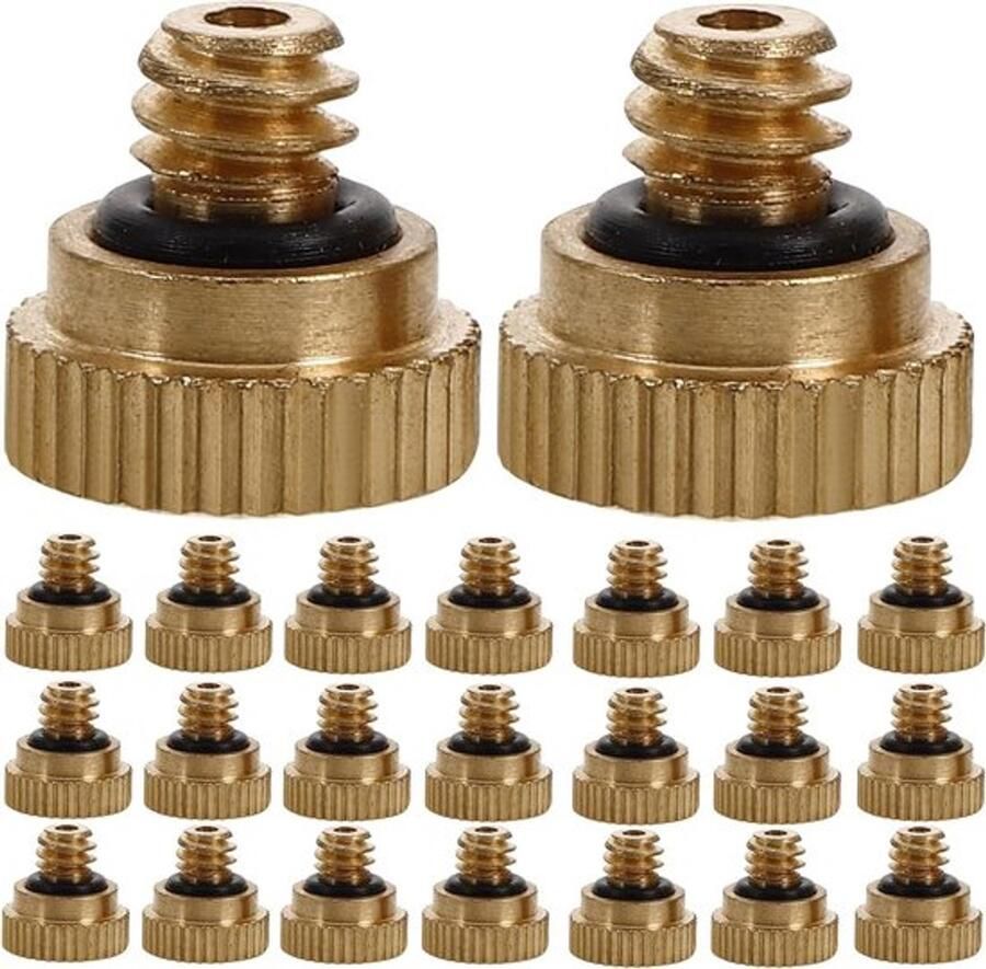 30 stuks 03 mm messing misting sproeikop voor tuin irrigatie koeling en bevochtiging